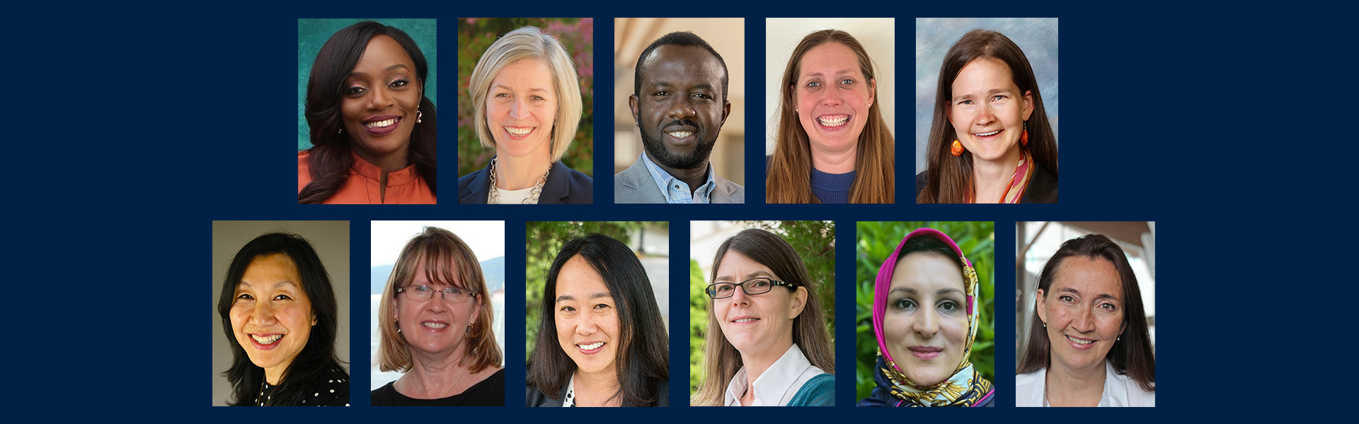 Photo collage of faculty members in the IPE Scholars Program