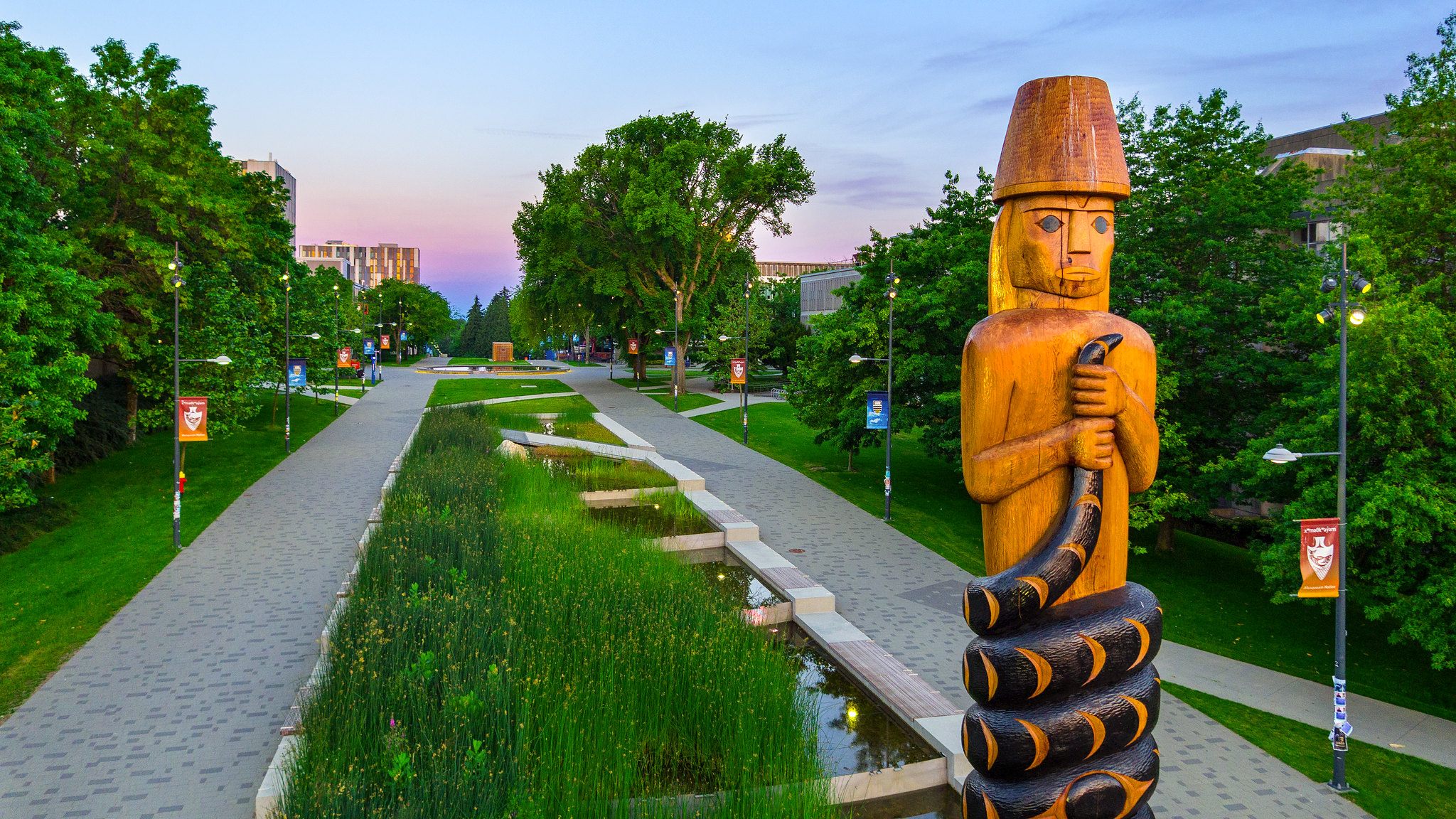 Totem pole at UBC Photo of totem pole at UBC