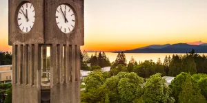 A clock tower