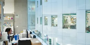 A researcher in a laboratory