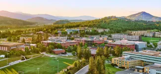 Aerial view of UBC Okanagan campus 