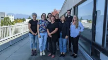 Photo of health equity public scholars at UBC Health welcome lunch