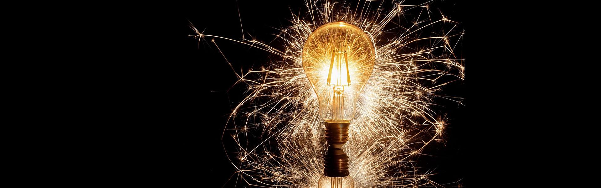 Photo of light bulb representing innovative ideas